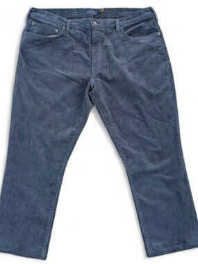 Polo Ralph Lauren Men's Corduroy Pants Blue 38x30 Classic Fit Casual Trousers